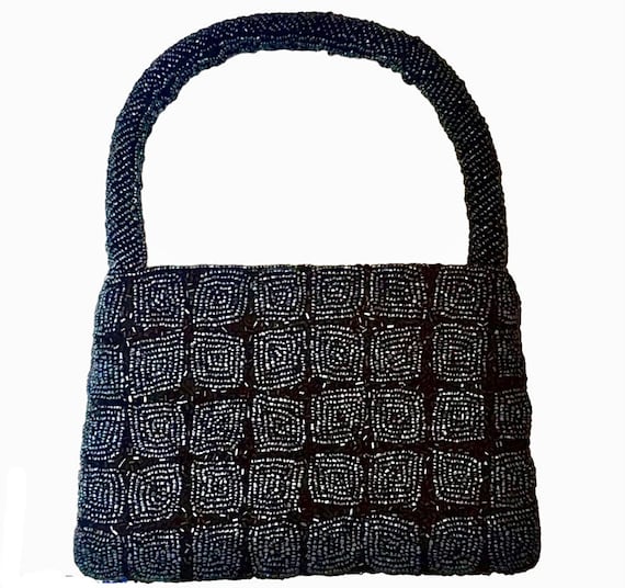 Beaded mini bag - image 1