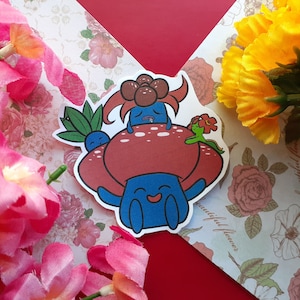 Vileplume Evolution Line Cuddle Pile Sticker!