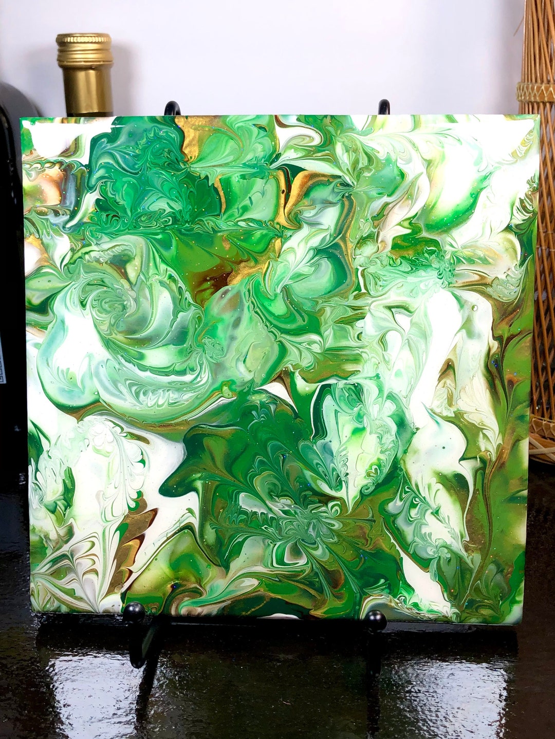 8x8 Ceramic Pot Holder and Stunning Art Piece Holds Hot Etsy