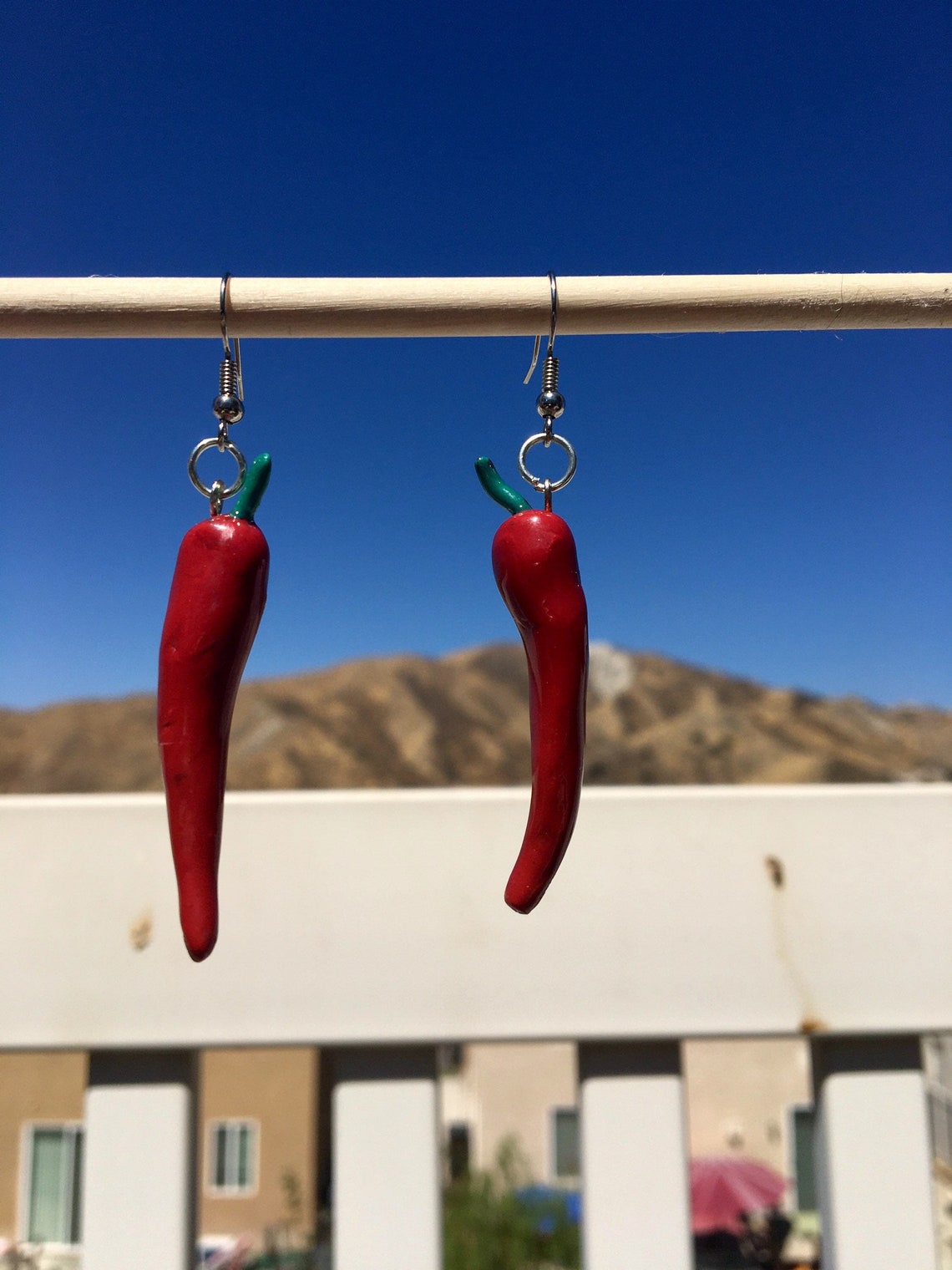 Cool Chili Earrings Etsy