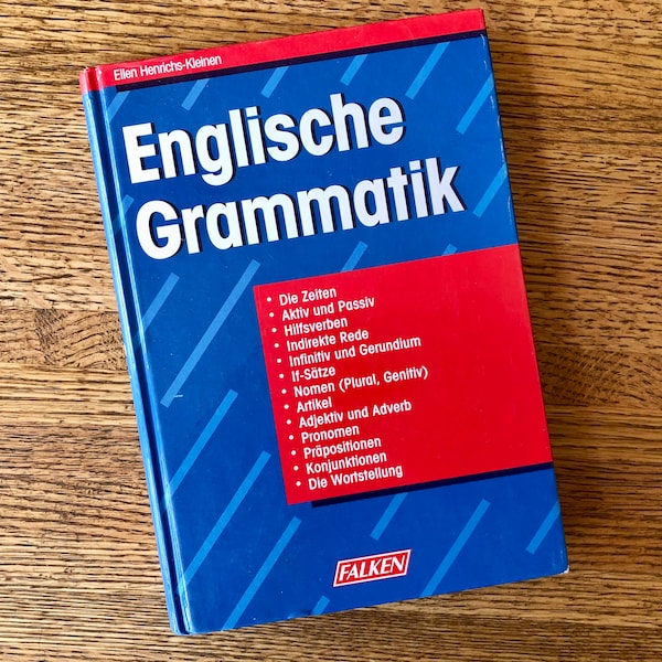 Vintage GERMAN book: "Englische Grammatik" - 1997 - English Grammar book in the German language / for German speakers