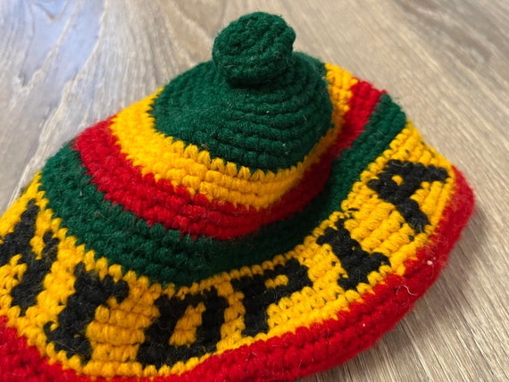 ETHIOPIA knitted hat. Vintage infant Ethiopian kn… - image 7