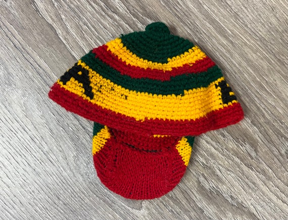 ETHIOPIA knitted hat. Vintage infant Ethiopian kn… - image 3