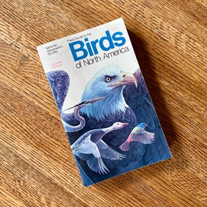 Vintage National Geographic Birds of North America Field Guide, 1995