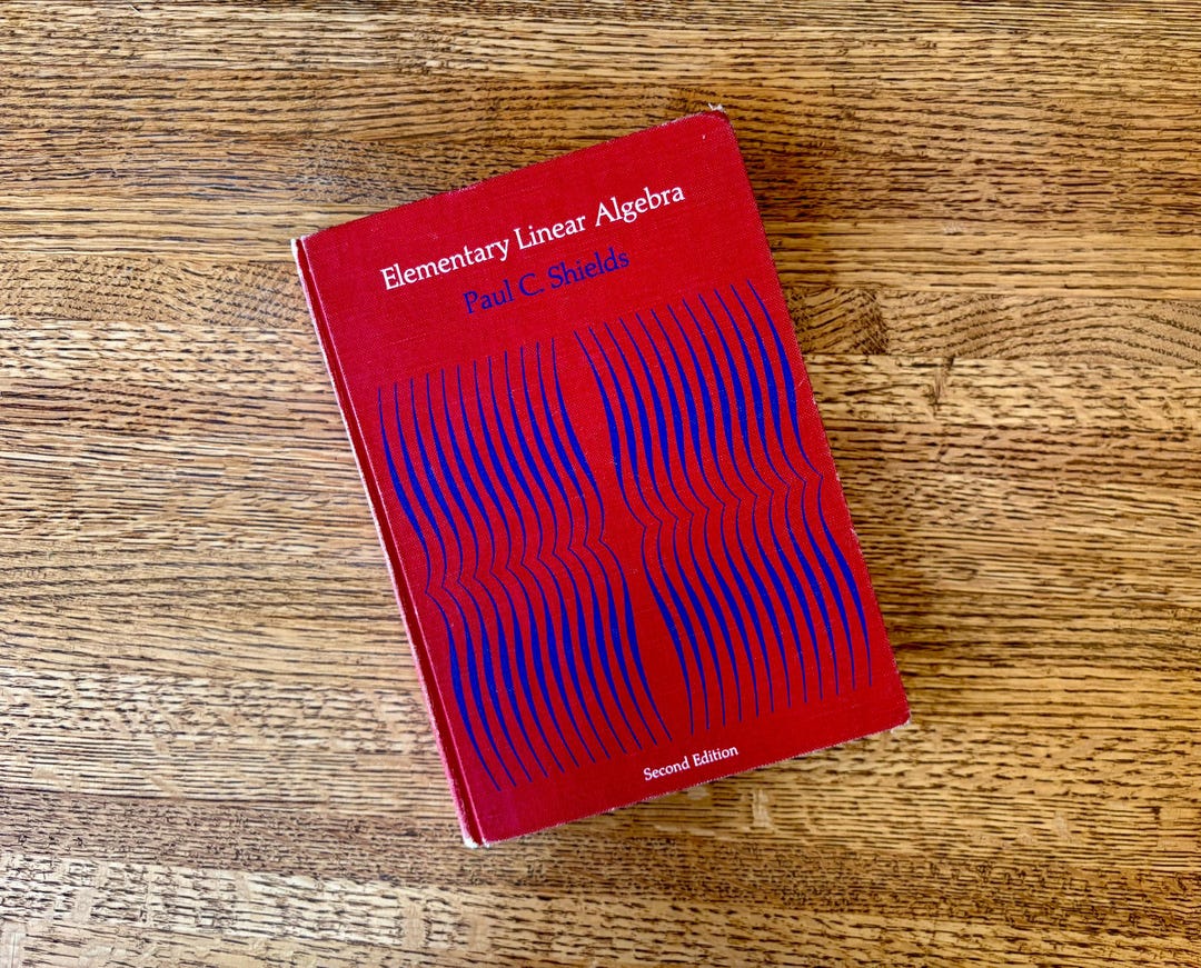 Vintage Math Textbook: 