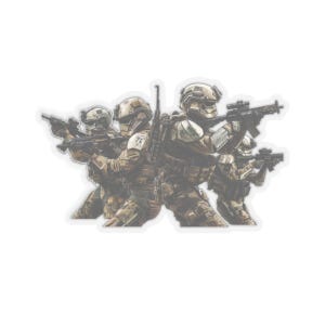 Tactical Operator Squad Kiss-cut Stickers - Etsy