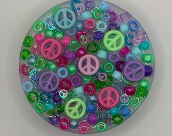 Peace Sign Picky Pad voor huidplukken, speelgoedplukken, friemelen, angst, stressverlichting!