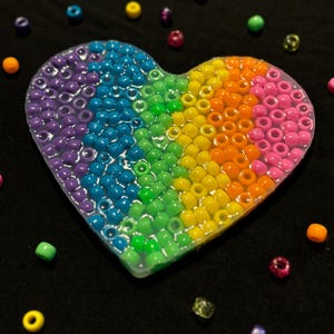 Large Rainbow Silicone Picky Pad for skin picking, picking toy, picking fidget, anxiety, stress relief