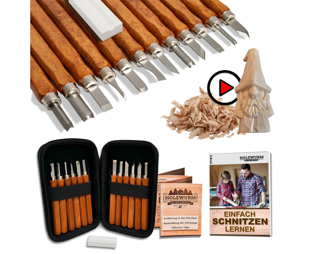 Wood Carving Tool Set for General Carving 20 Tools Beavercraft S57 