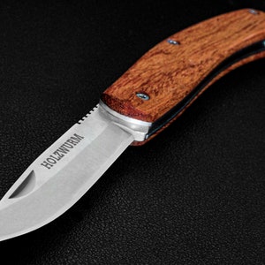 HOLZWURM folding knife - ideal outdoor knife for on the go