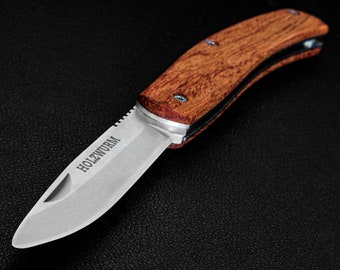 HOLZWURM folding knife - ideal outdoor knife for on the go