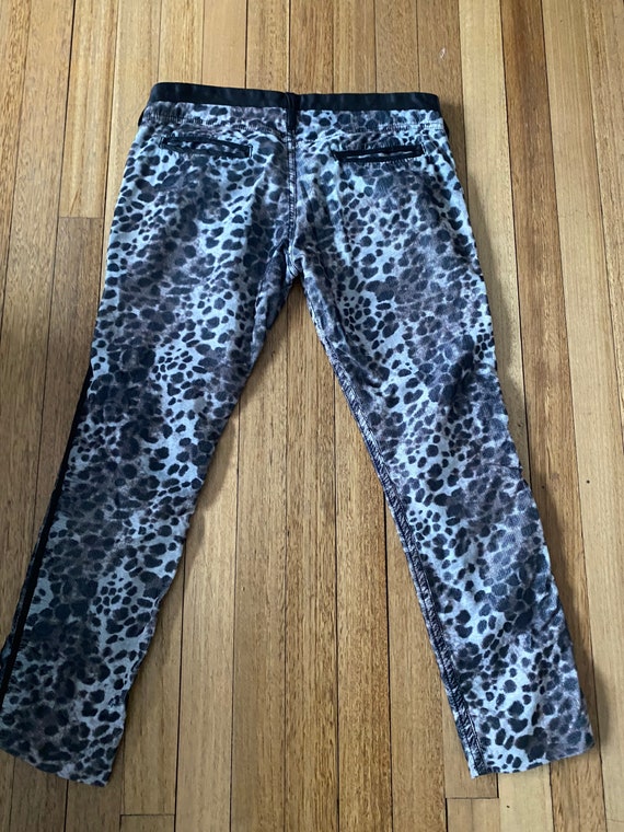 Isabel Marant leopard print velvet corduroy leather t… - Gem