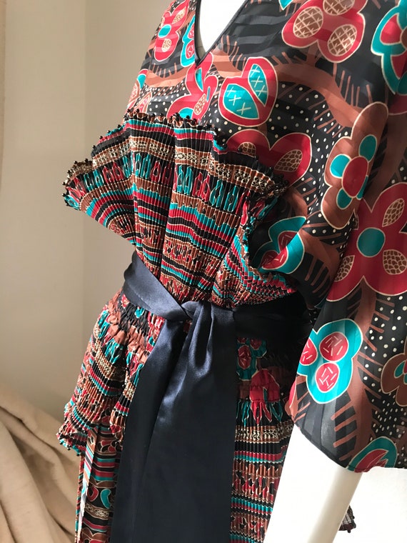 Kanga Russian Collection Lady Tryon Boho maxi plea