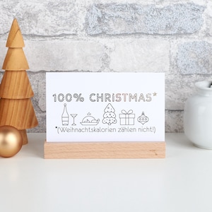 Digital stamp &quot;100% CHRISTMAS&quot;