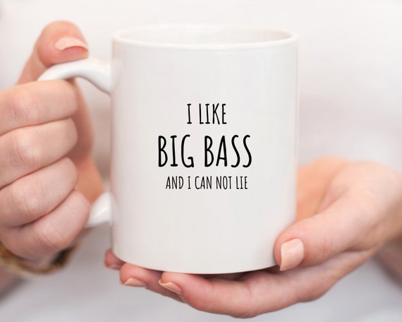 Buy I Like Big Bass and I Can Not Lie Mug Funny Fishing Coffee Cup