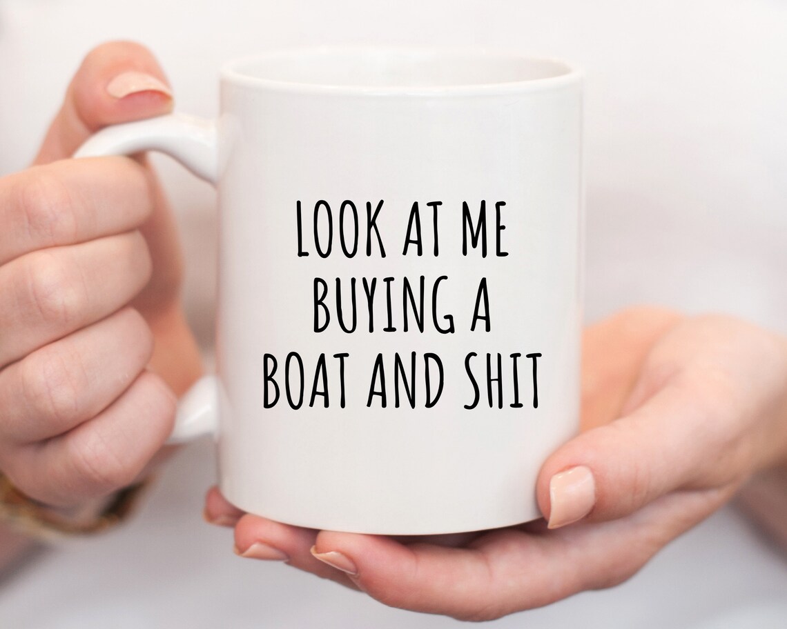 New Boat Owner Mug New Boat Owner Gift Funny Boating Etsy