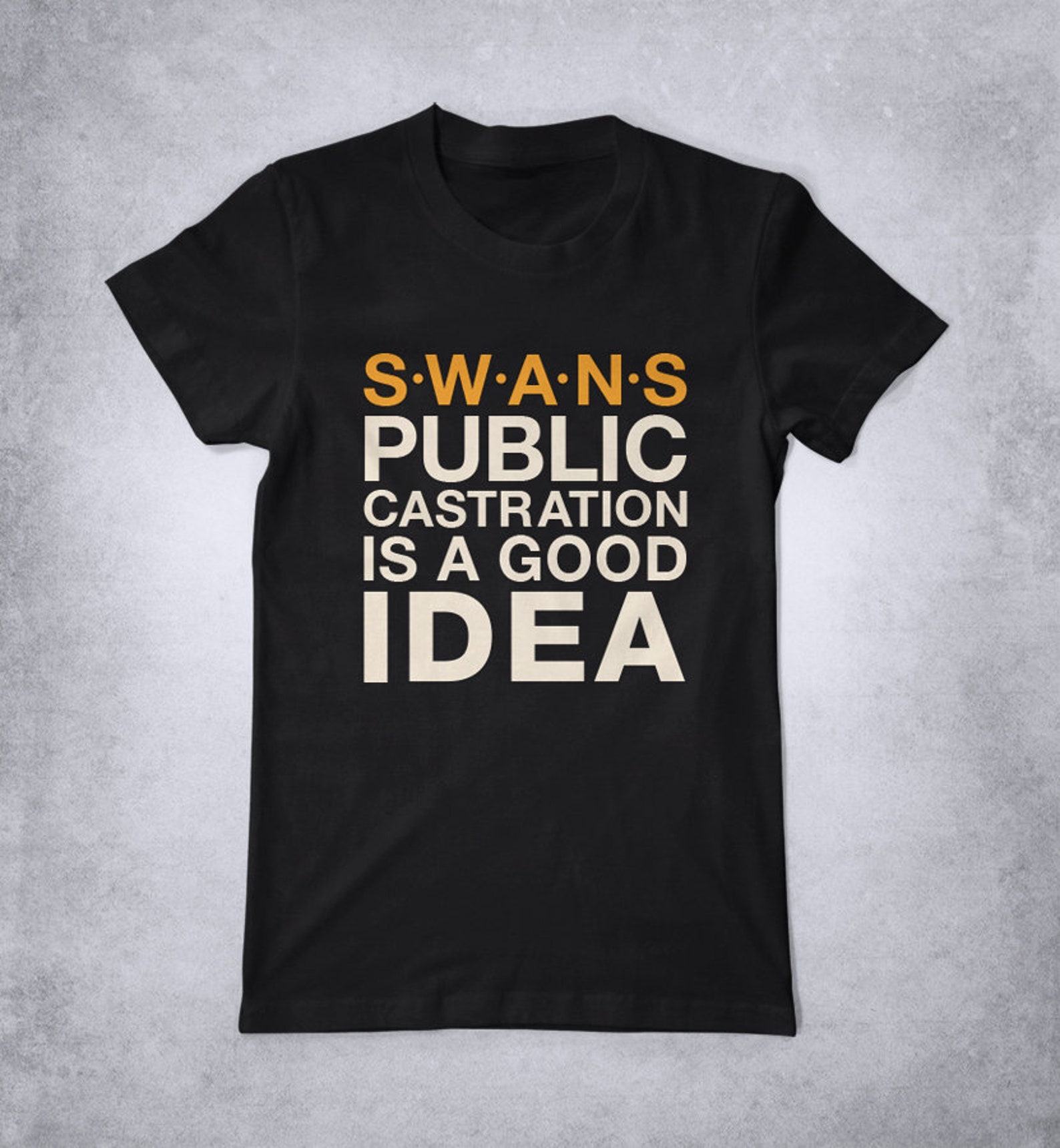 public castration is a good idea t shirt