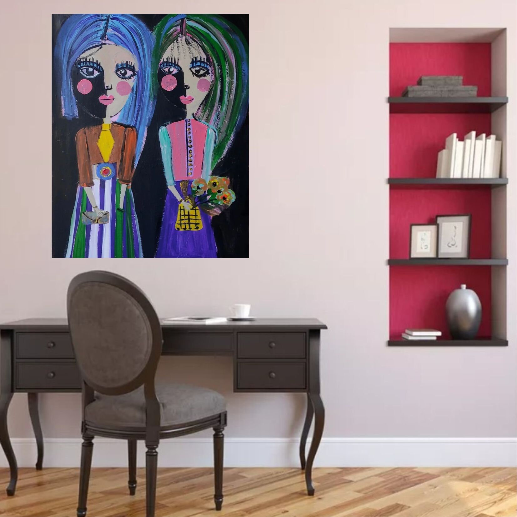 Couple Abstract Portrait - Etsy Couple Abstract Portrait - Etsy