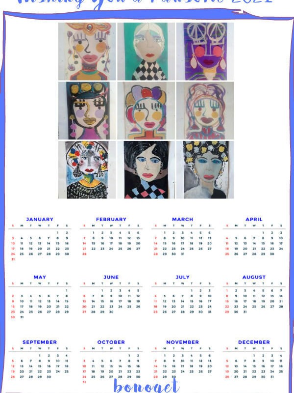 Art calendars 2021 12 Lang Collectible.gift | Etsy