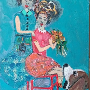 pinturas figurativas sobre lienzo modernas