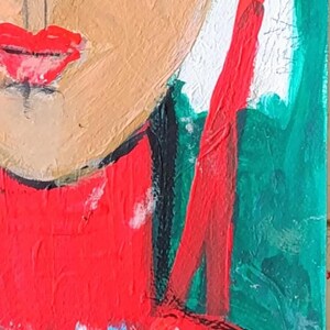 Original Abstract Face female feminine portrait women Modern Contemporary image 2