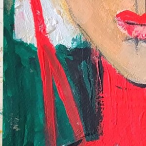 Original Abstract Face female feminine portrait women Modern Contemporary image 3
