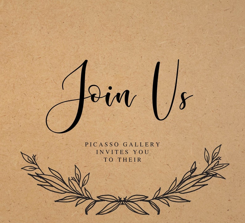 Invitation Maker Business Event Invitations Instant Download Etsy