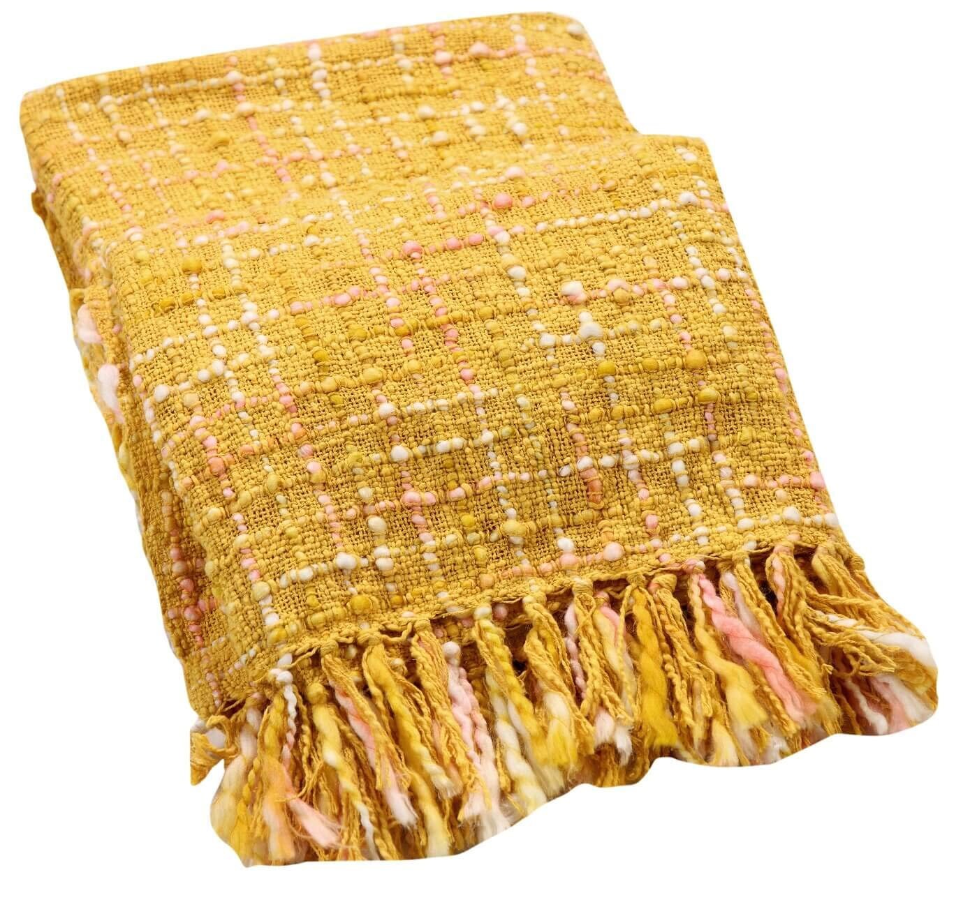 Yellow Mudcloth Throw Blankets for Sofas Hand Loom Beach Etsy