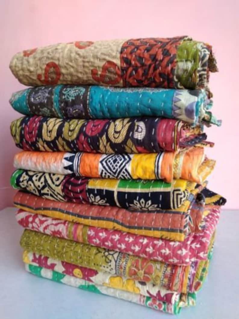 Wholesale Lots Handmade Vintage kantha quilt Indian quilt Etsy