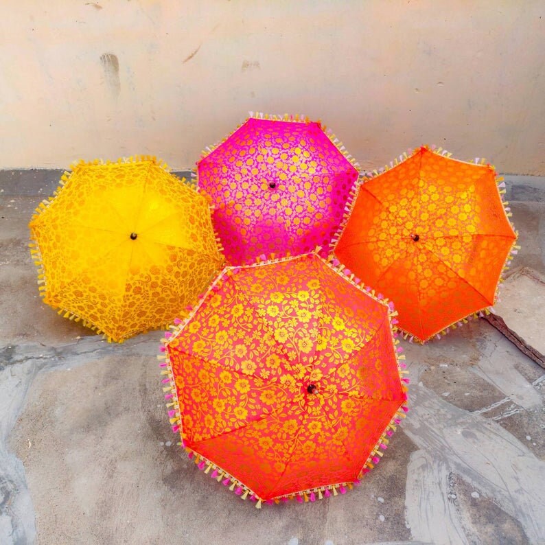 Wholesale Lots Traditional Indian Designer Vintage Umbrellas Etsy