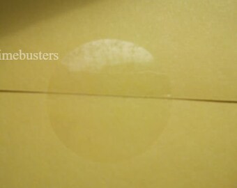 100 Clear Stickers 25mm For Sealing Packages Envelopes Gift Wrapping Presents Round Sticky Tape Labels Seals