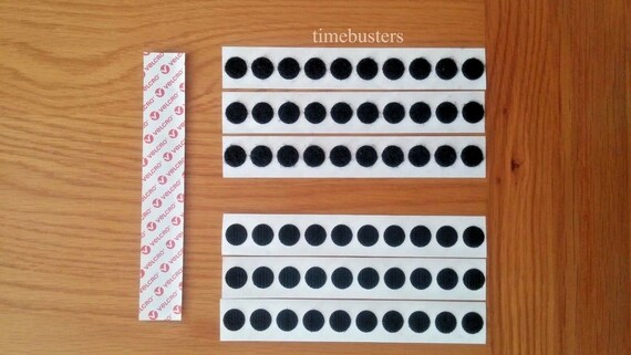 16 Velcro® Circular Sticky Pads//Coins Stick On Fasteners Hook and Loop 16mm