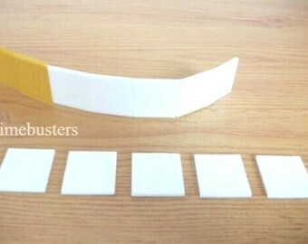 50 Self Adhesive Double Sided White Foam Pads Sticky Fixers Card Craft Creating 3D Effect 25mm Square x 2mm Thick