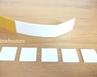 1000 Self Adhesive Double Sided White Foam Pads Sticky Fixers Card Craft Creating 3D Effect 25mm Square x 2mm Thick