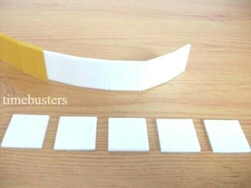 16 Double Sided Sticky Self Adhesive Weatherproof Number Plate Fixing Kit  Pads 