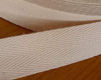 Cotton Herringbone Tape Ribbon For Sewing Dressmaking Summer Bunting Bias Binding