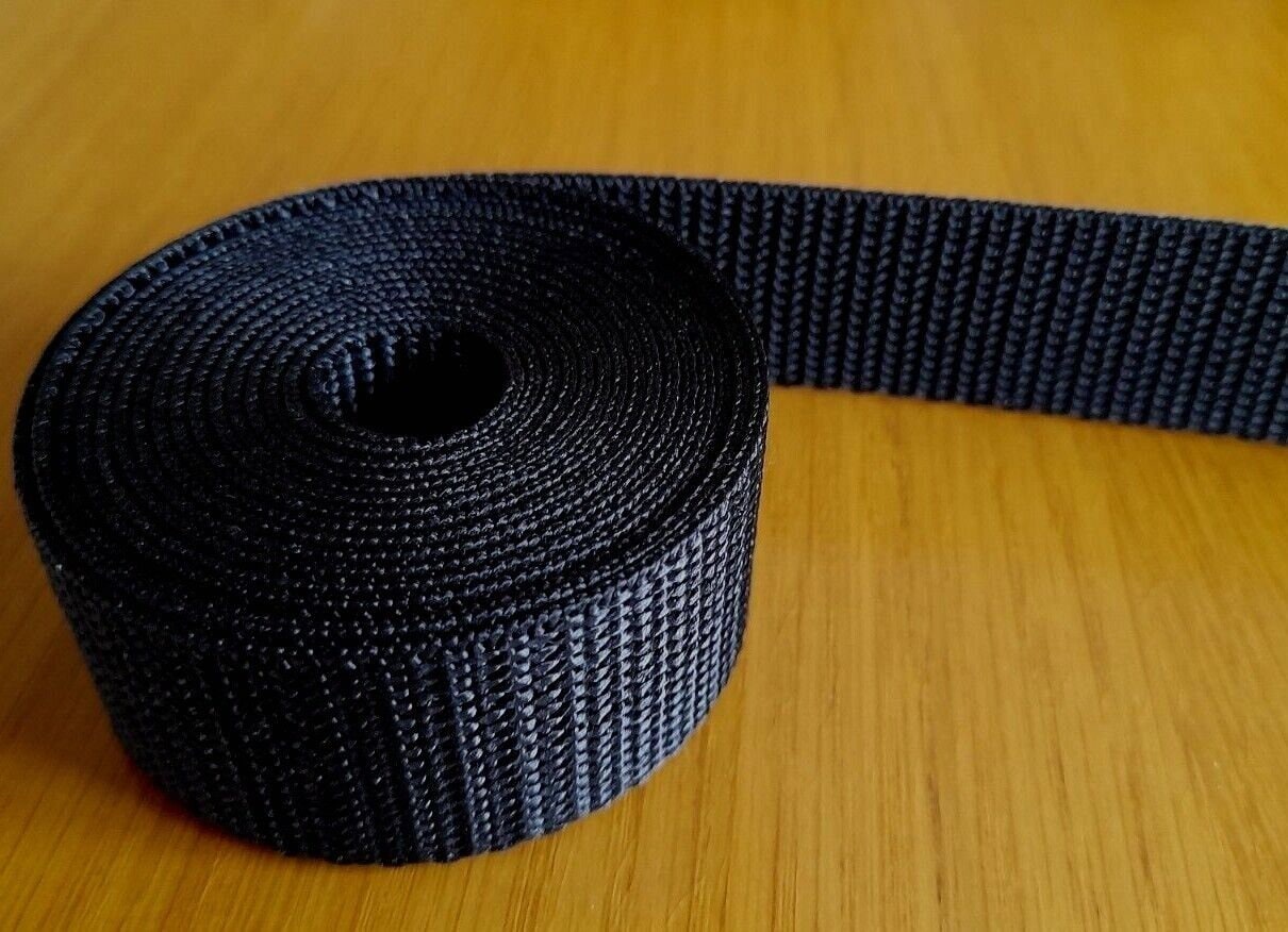 5cm Curved Black Plastic Buckles Buckle Side Release for 20mm Webbing 