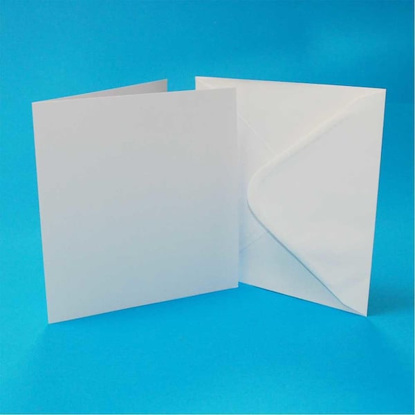 Blank Cards And Plain Envelopes White For Craft Card Making Paper Crafts Greeting Cards Wedding Invites