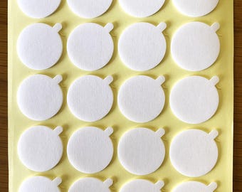 White Double Sided Adhesive Foam Dots Round Circles Discs Easy Peel Card Craft Candle Wick Glue Stickers 20mm (2cm)