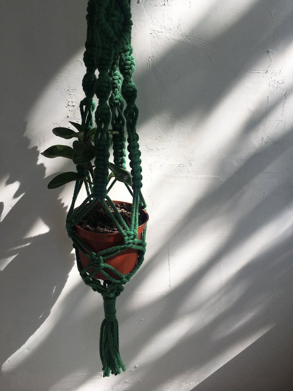 Macrame Pumpkin Hanger TUTORIAL Halloween decor diy Plant Etsy