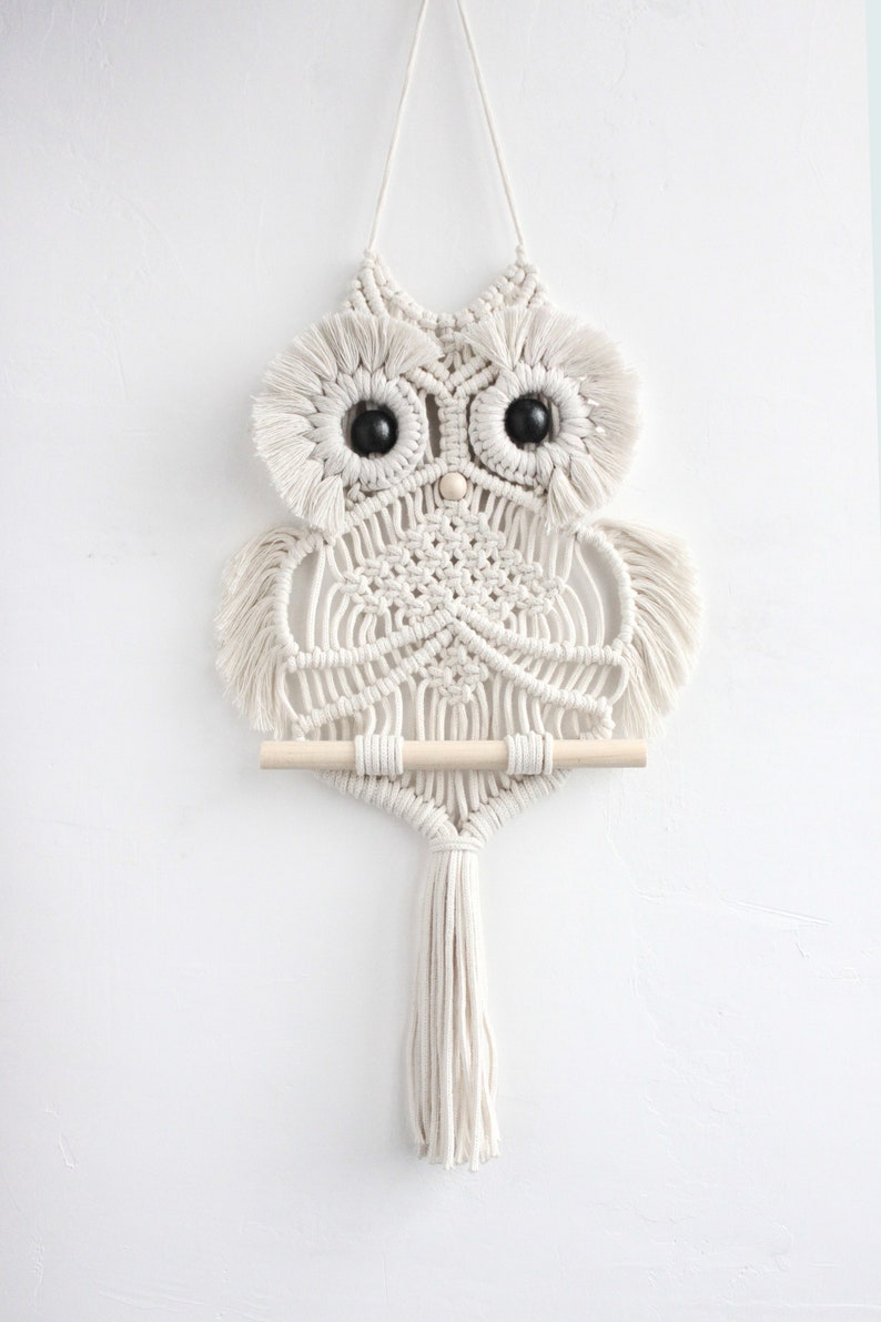 Macrame OWL Pattern / Macrame tutorial PDF for beginners / Etsy