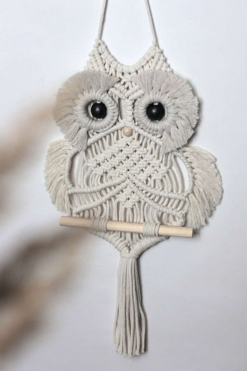 Macrame OWL Kit Macrame Wall Hanging Easy DIY for Etsy