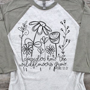 Lucas 12:27 PNG, Overweeg hoe de Wilde bloemen groeien sublimatiebestand