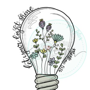 Let your light shine PNG, Matthew 5:16 sublimation
