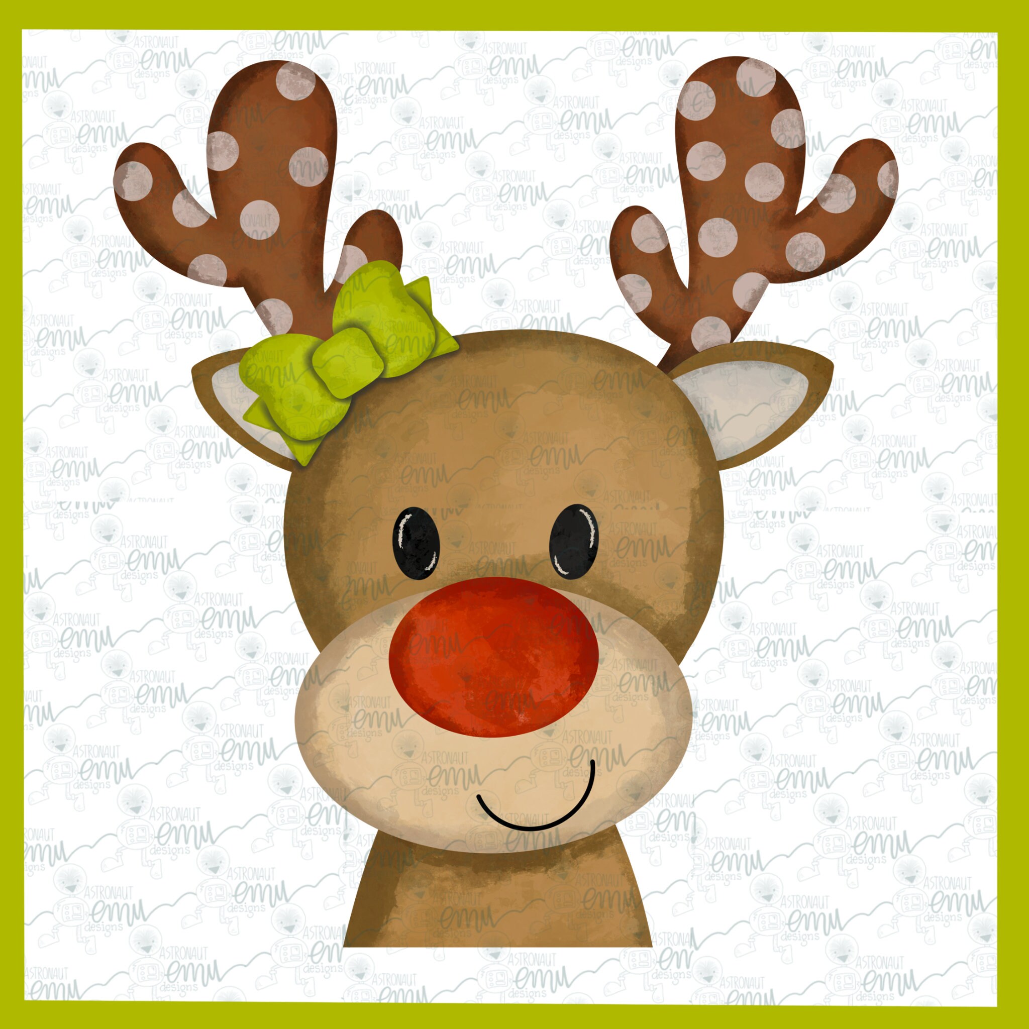 5 Files Girls Rudolph PNG File Girls Christmas Sublimation - Etsy