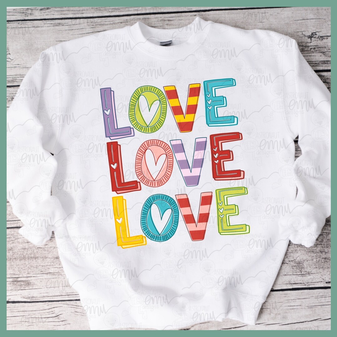 Valentines Day PNG File, Love Sublimation File - Etsy