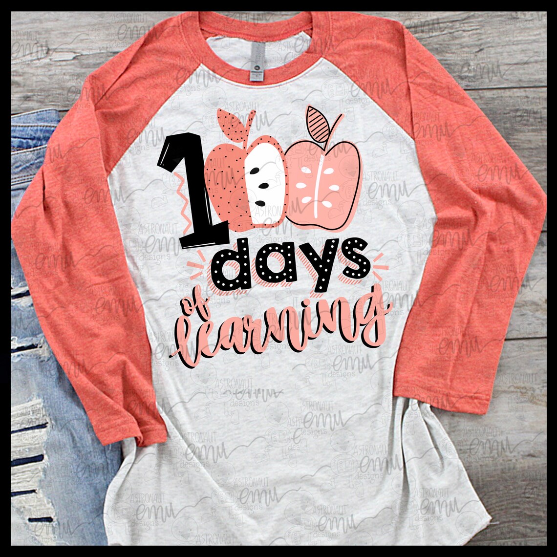 100 Days of School PNG File, 100th Day Sublimation File - Etsy