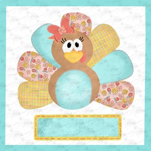 Girls Turkey PNG, Girls Thanksgiving sublimation file
