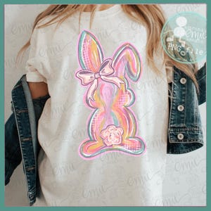 Girl’s and Women’s Easter PNG file, Easter Bunny sublimation file