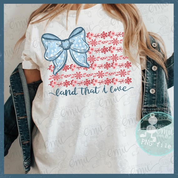 Girly Patriotic sublimation file, Women’s 4th of July PNG file